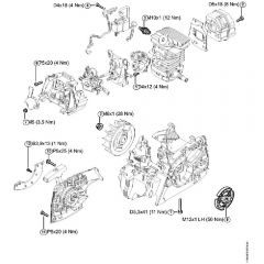 Genuine Stihl MS171 C-BE / Q - Tightening torques