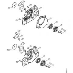 Genuine Stihl MS180 2-MIX / E - Rewind Starter