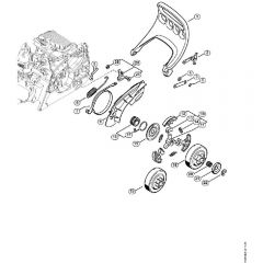 Genuine Stihl MS181 C-BE / J - Hand Guard, Chain Brake