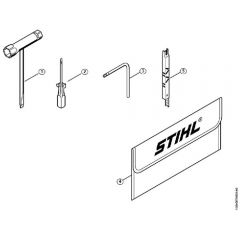 Genuine Stihl MS181 C-BE / Y - Tools, Extras