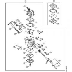 Genuine Stihl MS181 / U - Carburetor C1Q-S121 MS 181 (02.2011)