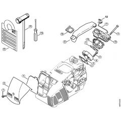 Genuine Stihl MS191 T / F – Air filter, Tools
