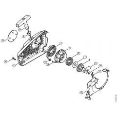 Genuine Stihl MS192 C-E / E – Rewind starter