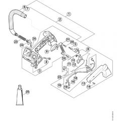 Genuine Stihl MS192 T / G – Handle housing