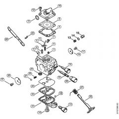 Genuine Stihl MS192 T / L – Carburetor C1Q-S125 BR