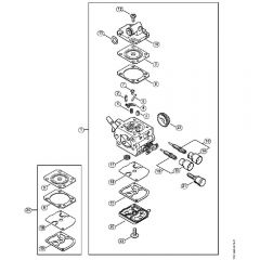 Genuine Stihl MS193 C-E / H - Carburetor 1137/20