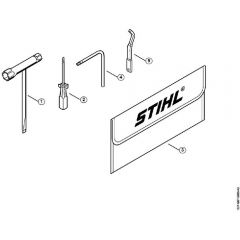 Genuine Stihl MS193 C-E / K - Tools, Extras