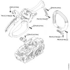 Genuine Stihl MS193 C-E / N - Tightening Torques