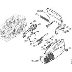 Genuine Stihl MS193 T / D – Chain sprocket cover