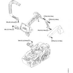 Genuine Stihl MS193 T / P – Tightening torques