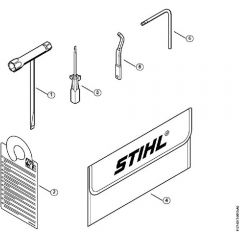 Genuine Stihl MS193 TC-E / M – Tools, Extras