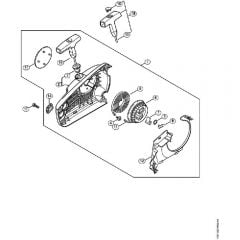 Genuine Stihl MS194 T / E - Rewind starter