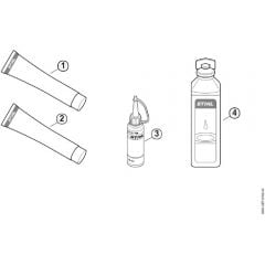 Genuine Stihl MS194 T / N - Miscellaneous lubricants and greases