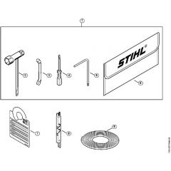 Genuine Stihl MS200 T / N - Tools, Extras