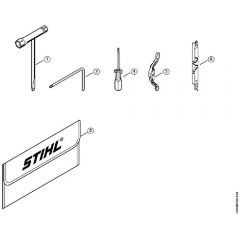 Genuine Stihl MS201 C-EM / S - Tools, Extras