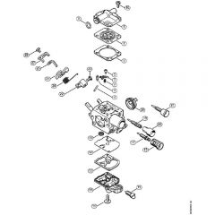 Genuine Stihl MS201 / M - Carburetor C1Q-S280, C1Q-S283