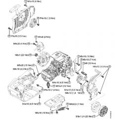 Genuine Stihl MS201 T / U - Tightening torques