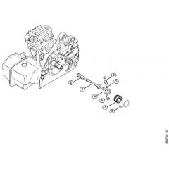 Genuine Stihl MS210 C-BE / D - Oil pump