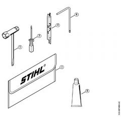 Genuine Stihl MS210 C-BE / T - Tools, Extras