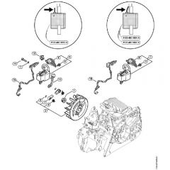 Genuine Stihl MS211 C-BE / G - Ignition System