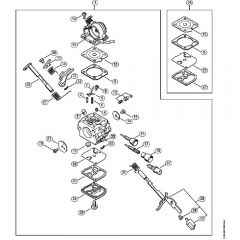 Genuine Stihl MS211 C-BE / S - Carburetor C1Q-S120