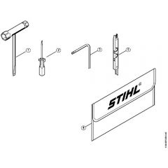 Genuine Stihl MS211 C-BE / V - Tools, Extras