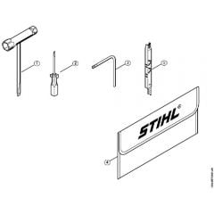 Genuine Stihl MS211 / V - Tools, Extras