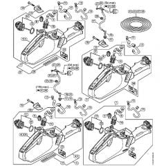 Genuine Stihl MS251 C-BE / J - Tank Housing