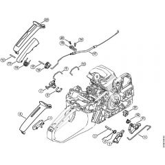 Genuine Stihl MS251 C-BE / P - Throttle Control