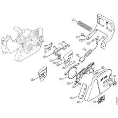 Genuine Stihl MS260 C-B / E - Chain brake