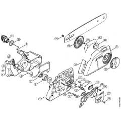 Genuine Stihl MS260 C-B / F - Quick chain tensioner