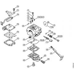 Genuine Stihl MS260 / M - Carburetor WTE-1, WTE-2, WTE-4, WTE-11