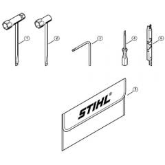 Genuine Stihl MS261 C-BE / T - Tools, Extras