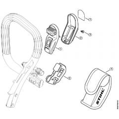 Genuine Stihl MS261 C-BE / U - 2-in-1 laser