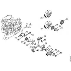 Genuine Stihl MS270 C-B / E - Oil pump, Clutch