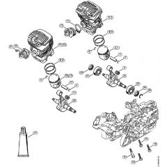 Genuine Stihl MS271 C-BE / B - Cylinder