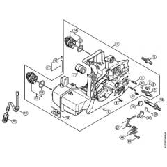 Genuine Stihl MS290 / B - Motor housing