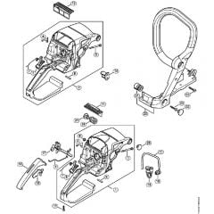 Genuine Stihl MS290 / G - Handle housing