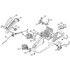 Genuine Stihl MS360 C / K - Throttle control