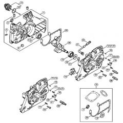 Genuine Stihl MS361 C-B / A - Crankcase