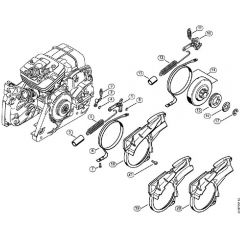 Genuine Stihl  MS361 C-B / D - Chain brake