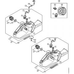 Genuine Stihl MS362 C-B / J - Tank housing