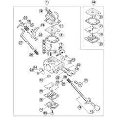 Genuine Stihl MS362 / Q - Carburetor WTE-22