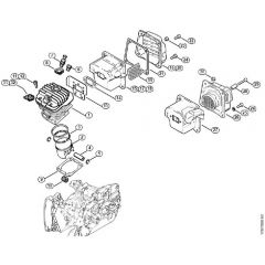 Genuine Stihl MS440 / B - Cylinder