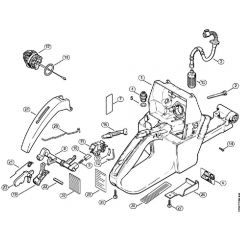 Genuine Stihl MS440 / G - Tank housing