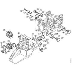 Genuine Stihl MS440 / H - AV system