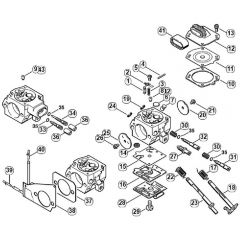 Genuine Stihl MS440 N / J - Carburetor HD-15, HD-17