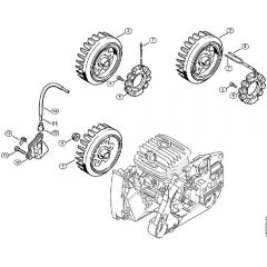 Genuine Stihl MS460 Magnum / F - Ignition system