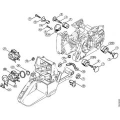 Genuine Stihl MS460 Magnum / K - AV system