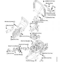 Genuine Stihl MS462 C-M / AK - Tightening torques